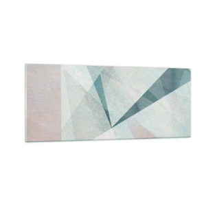 Tablou pe sticlă - Calm și totuși dinamic - 100x40 cm