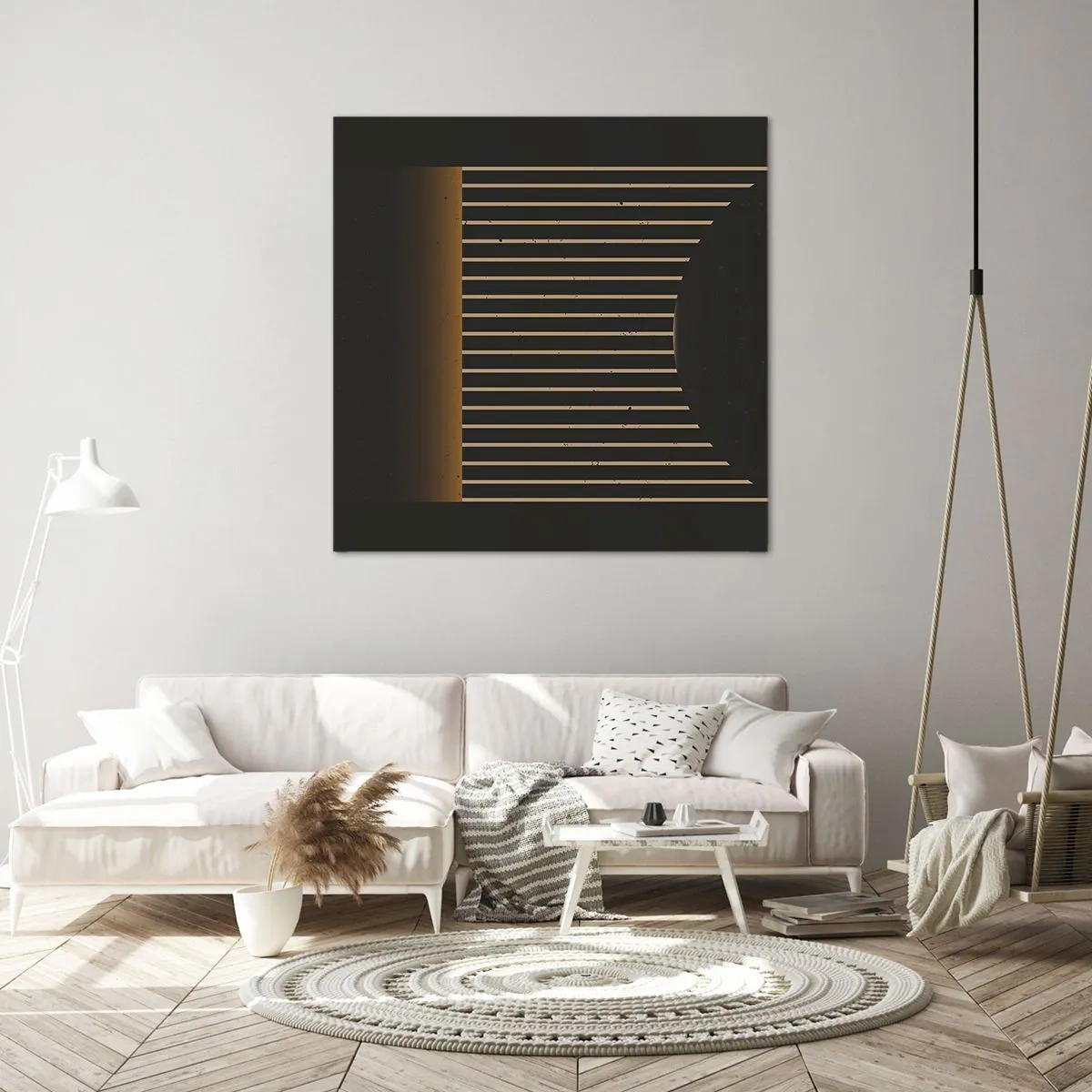 Tablou pe pânză - Explorați întunericul - 40x40 cm