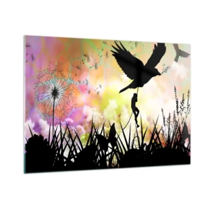 Tablou pe sticlă - Într-o atmosferă de basm - 100x70 cm