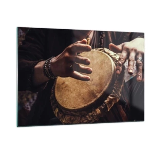 Tablou pe sticlă - În ritmul inimii - 120x80 cm