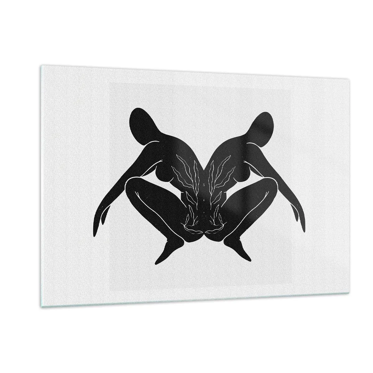 Tablou pe sticlă - Suflet comun - 120x80 cm