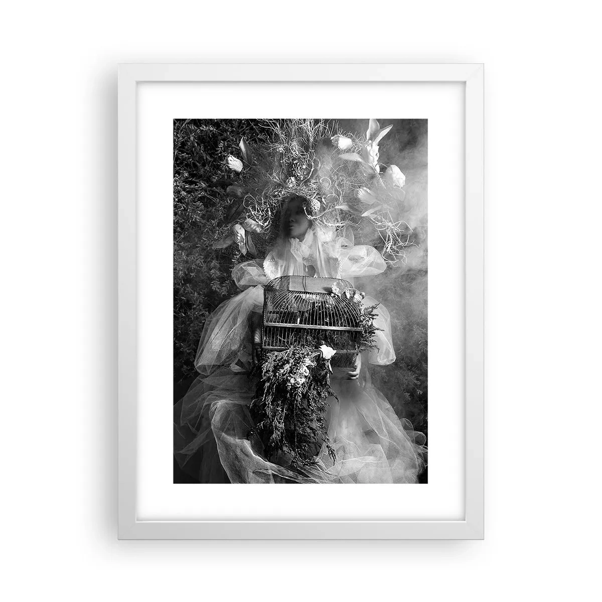Poster în ramă albă - Mama însăși - Natura - 30x40 cm