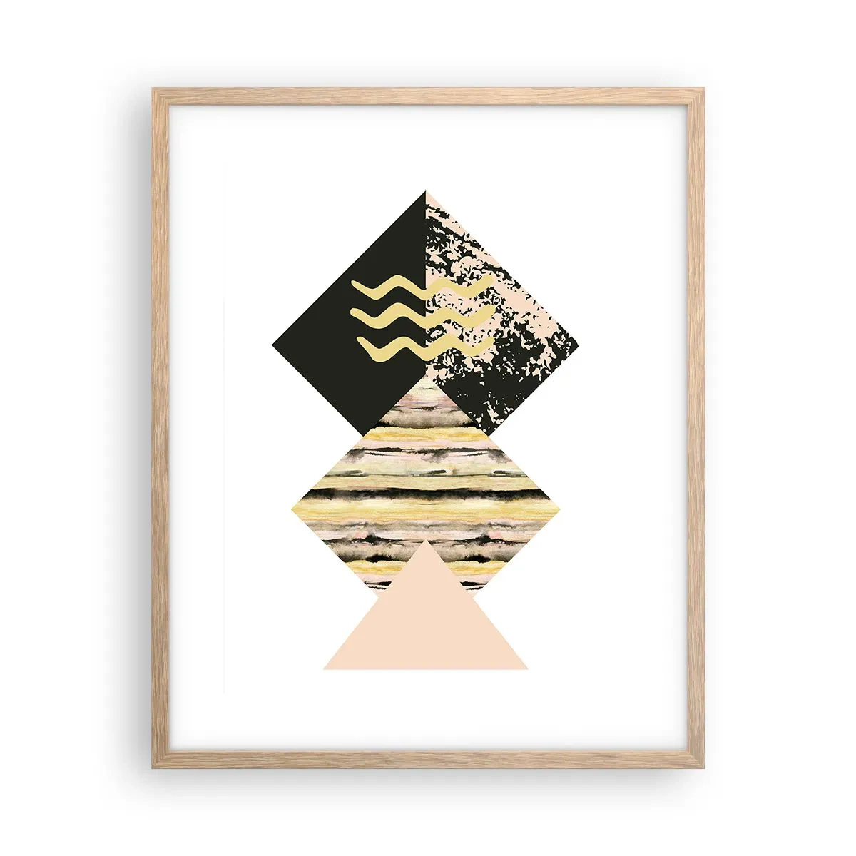 Poster în ramă de stejar deschis - Aparent simplu - 40x50 cm