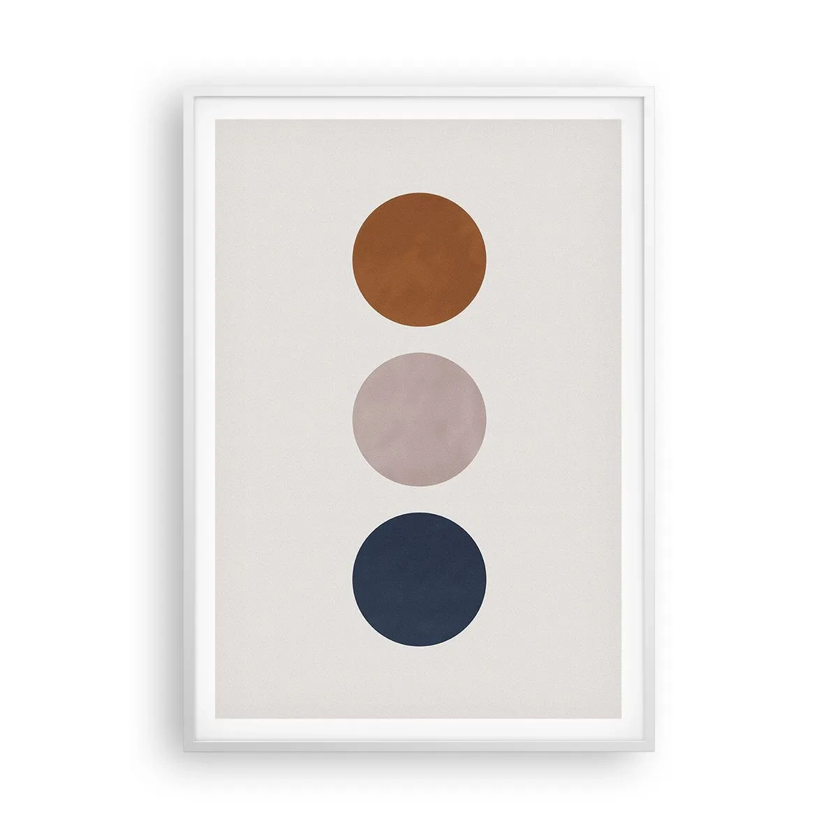 Poster în ramă albă - Simbol de excelență - 70x100 cm