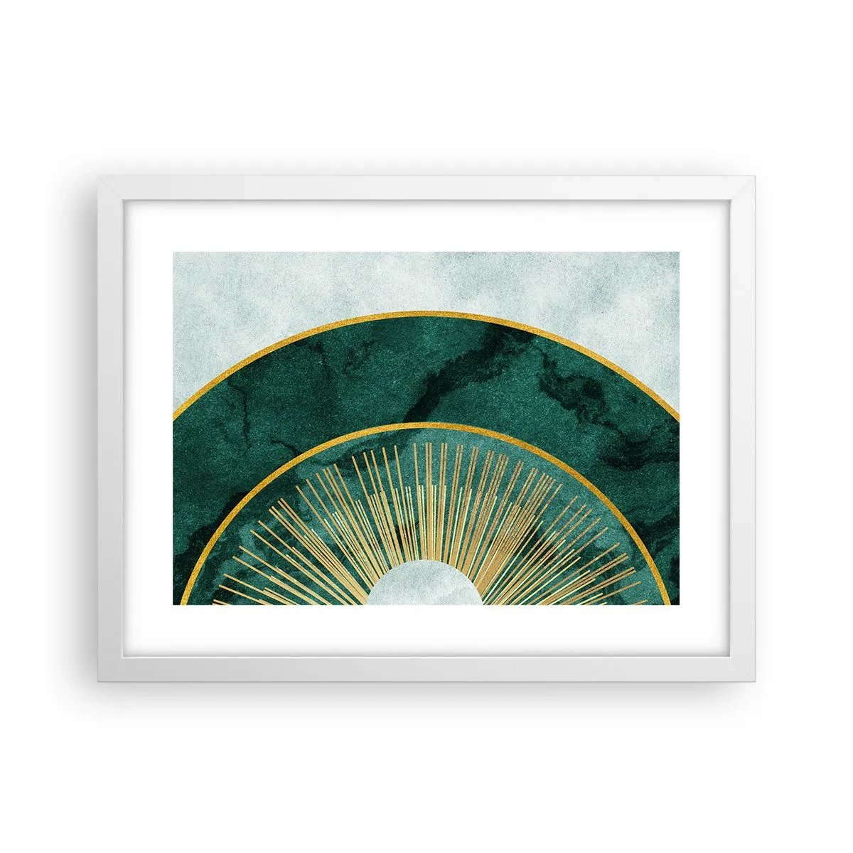 Poster în ramă albă - Un alt sistem solar - 40x30 cm