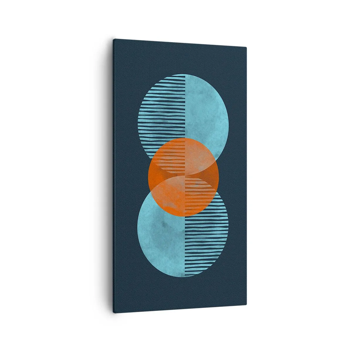 Tablou pe pânză - Compoziție simetrică - 55x100 cm