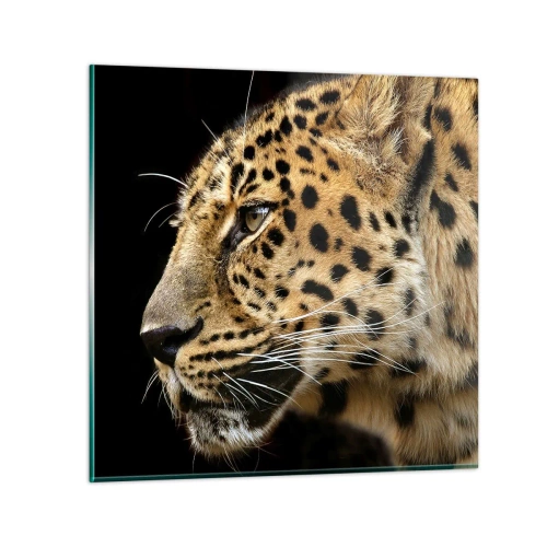 Tablou pe sticlă - Calm, concentrat, pregătit - 60x60 cm