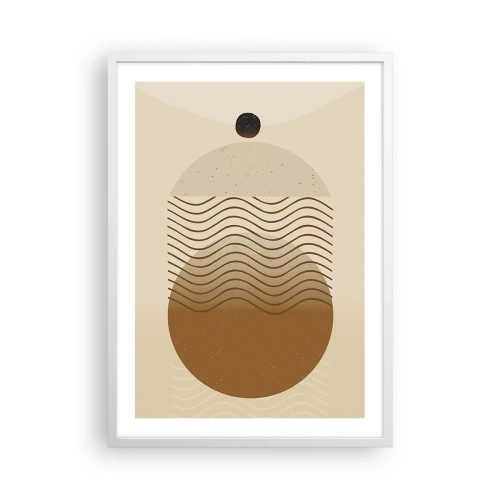 Poster în ramă albă - Despre originea figurilor geometrice - 50x70 cm