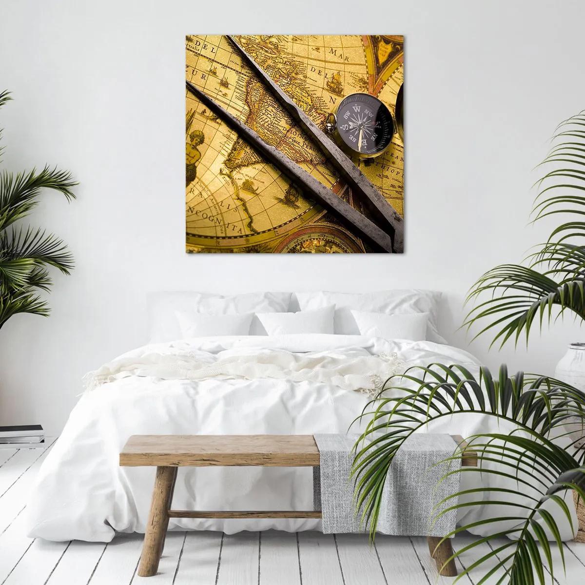 Tablou pe pânză - Unde sunt aceste comori? - 60x60 cm