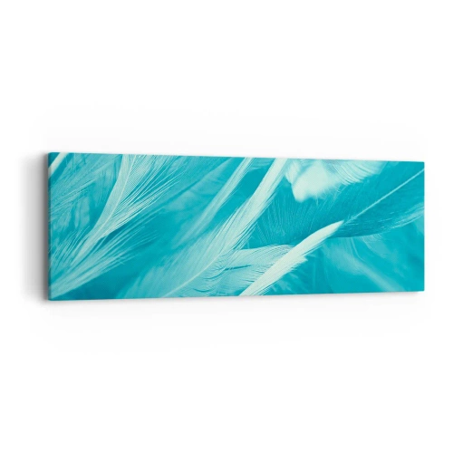 Tablou pe pânză - Înecându-se în puf - 90x30 cm