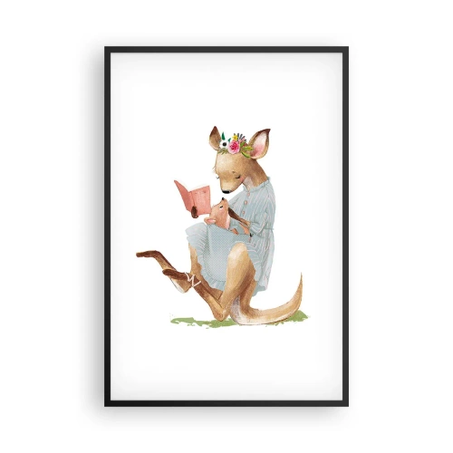 Poster în ramă neagră - Citește-mi, mamă - 61x91 cm