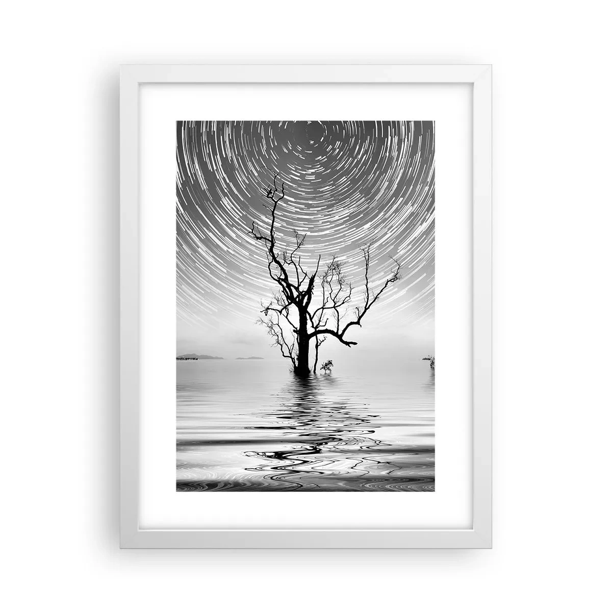 Poster în ramă albă - O simfonie a naturii - 30x40 cm