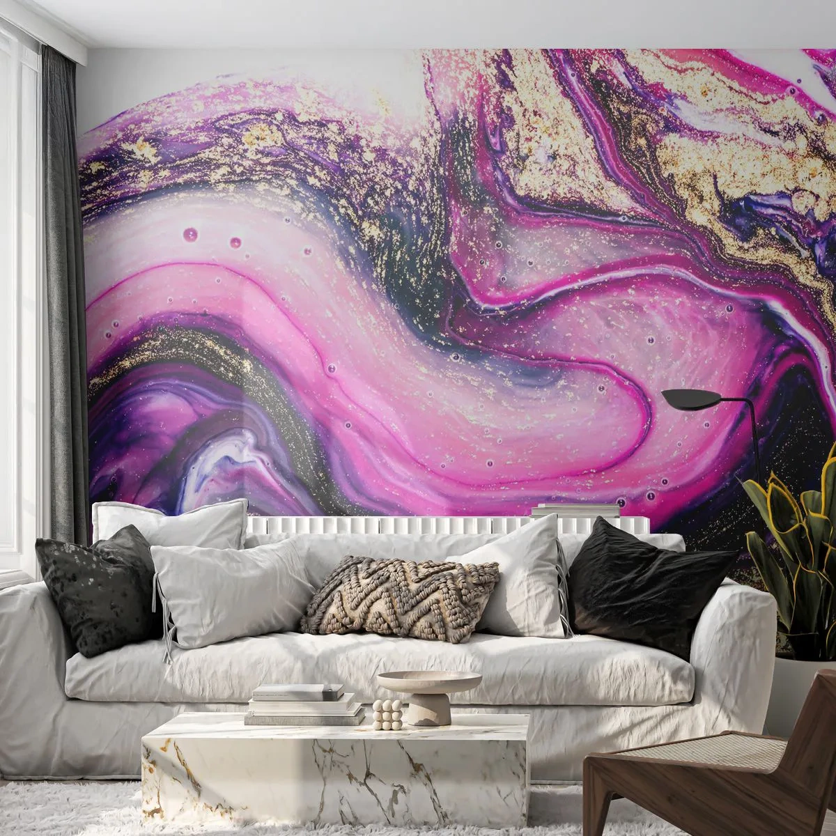 Tapet Autoadeziv Deluxe Sticker - Un moment în culise - Abstracția, Bucată, Model modern - 250x175 cm