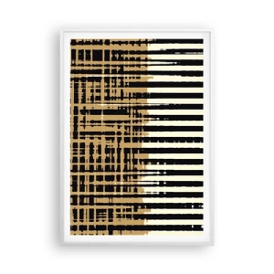 Poster în ramă albă - Abstracție arhitecturală - 70x100 cm
