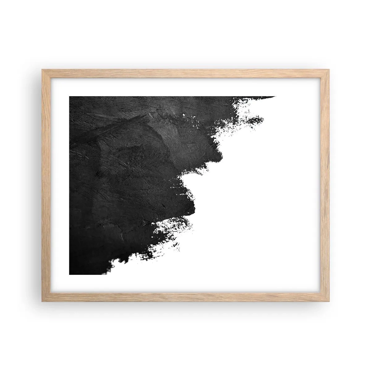 Poster în ramă de stejar deschis - Elemente: pământ - 50x40 cm