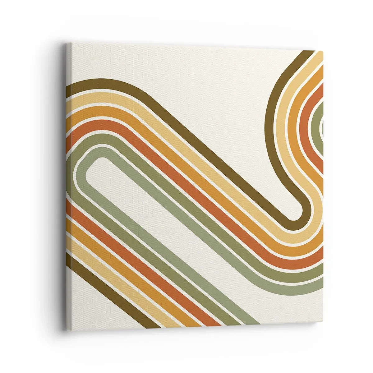 Tablou pe pânză - Cu zigzag până la destinație - 30x30 cm