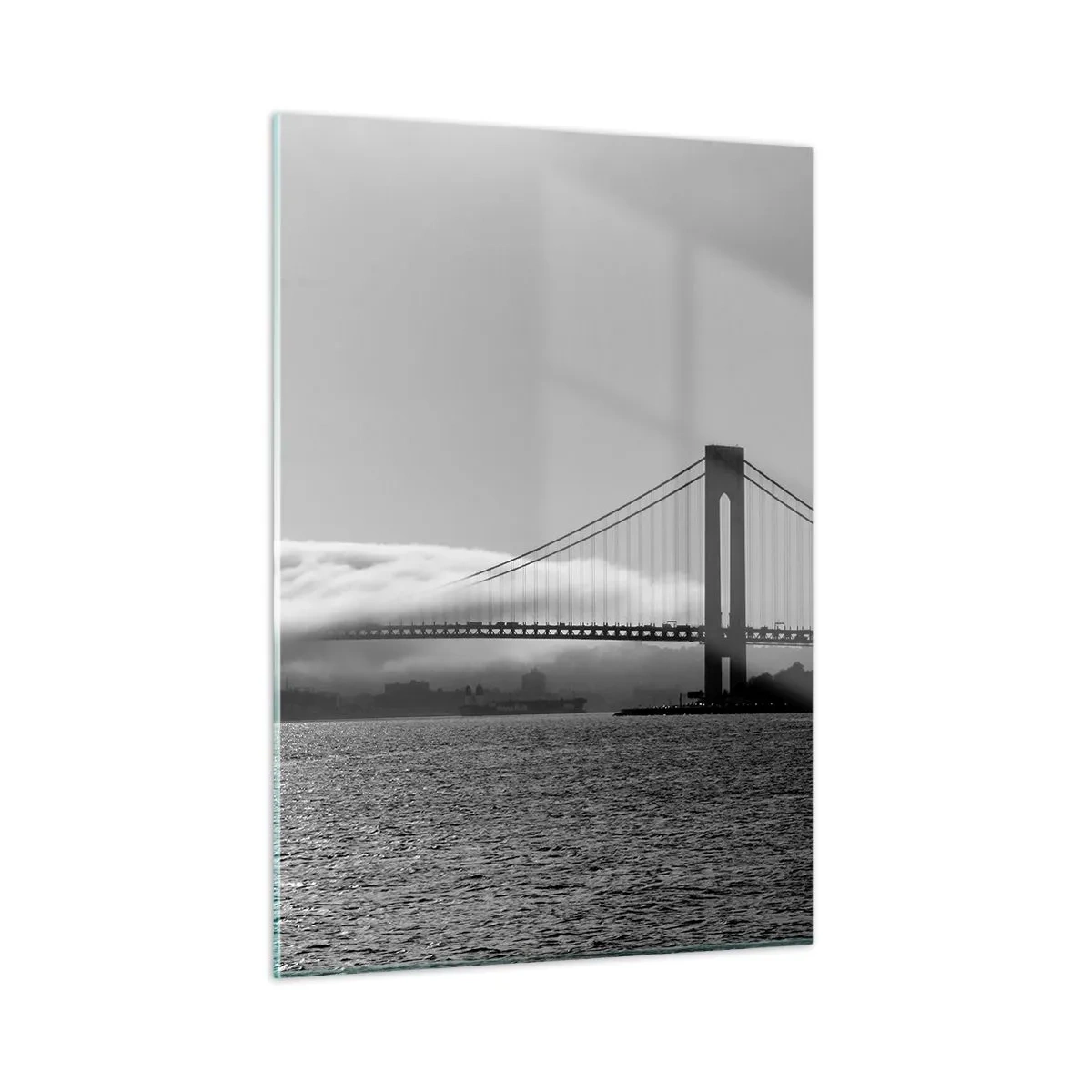 Tablou pe sticlă - Să trecem prin Golden Gate - 50x70 cm