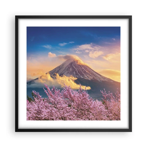 Poster în ramă neagră - Sfințenia japoneză - 50x50 cm