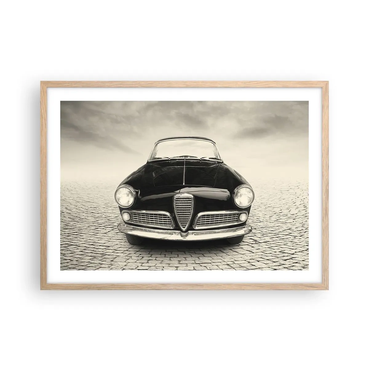 Poster în ramă de stejar deschis - Și cum să nu mă iubești? - 70x50 cm