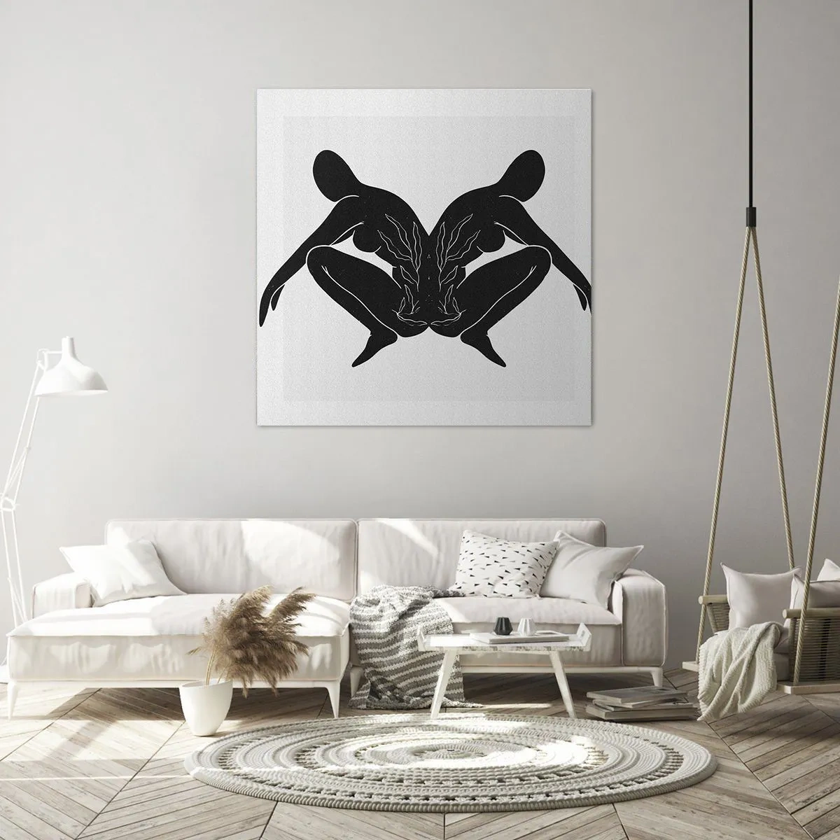 Tablou pe pânză - Suflet comun - 60x60 cm