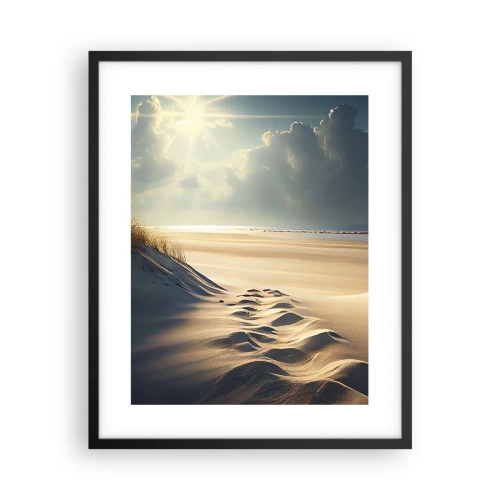 Poster în ramă neagră - Peisaj liniștitor - 40x50 cm