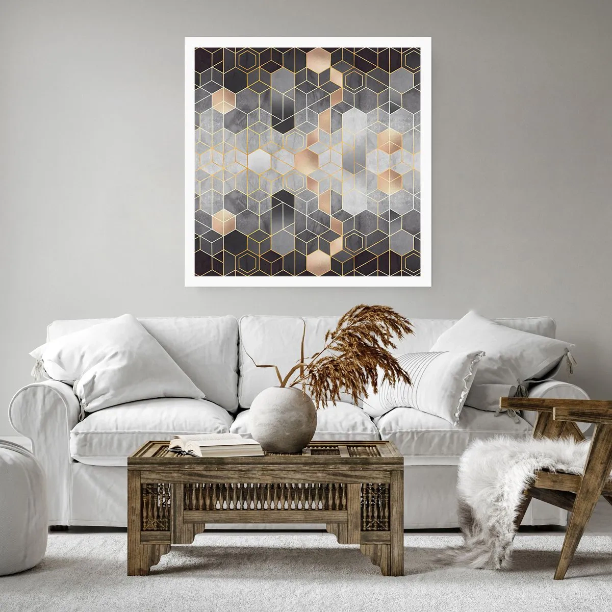 Poster - Compoziție diamantată - 50x50 cm