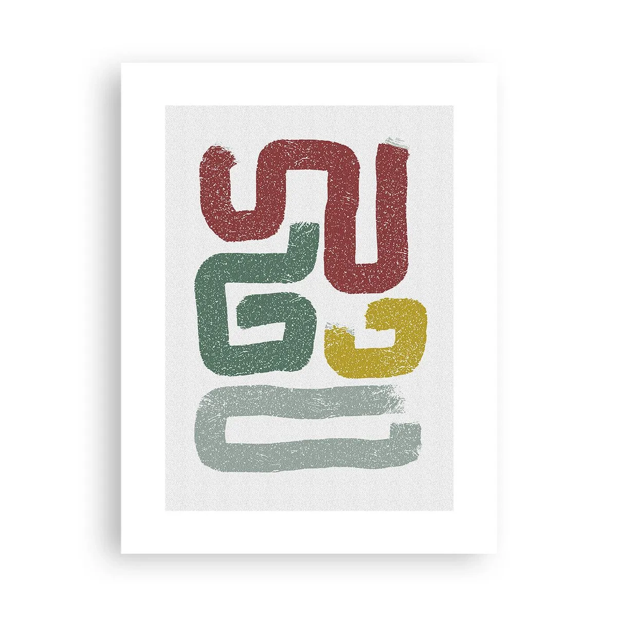 Poster - Într-o limbă necunoscută - 30x40 cm