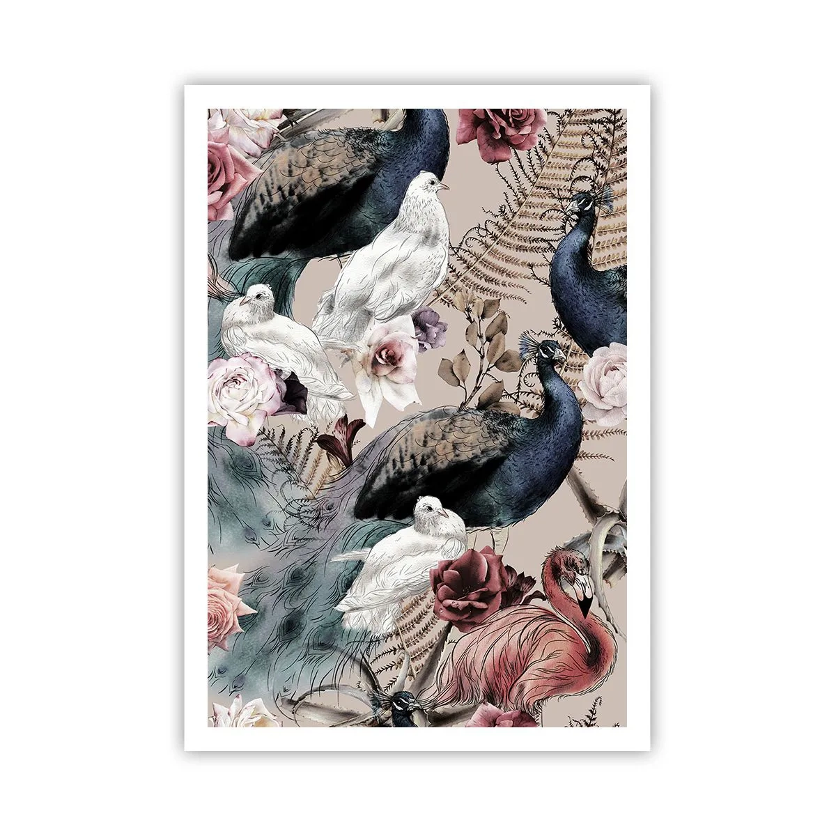 Poster - În grădina palatului - 70x100 cm