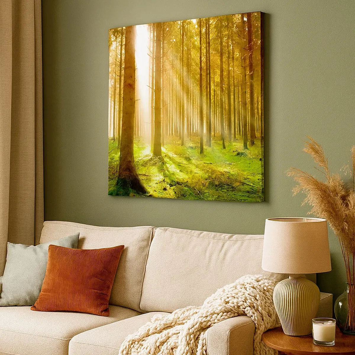 Tablou pe pânză - Spiridușii sunt pe cale să apară - 30x30 cm