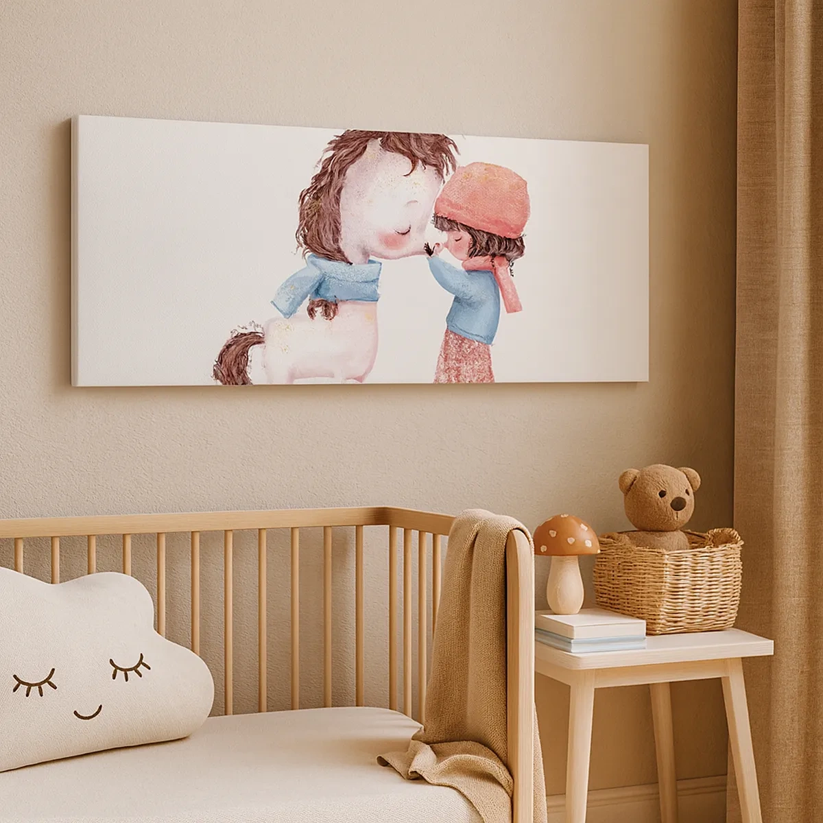 Tablou pe pânză - O poveste de iarnă - 30x30 cm