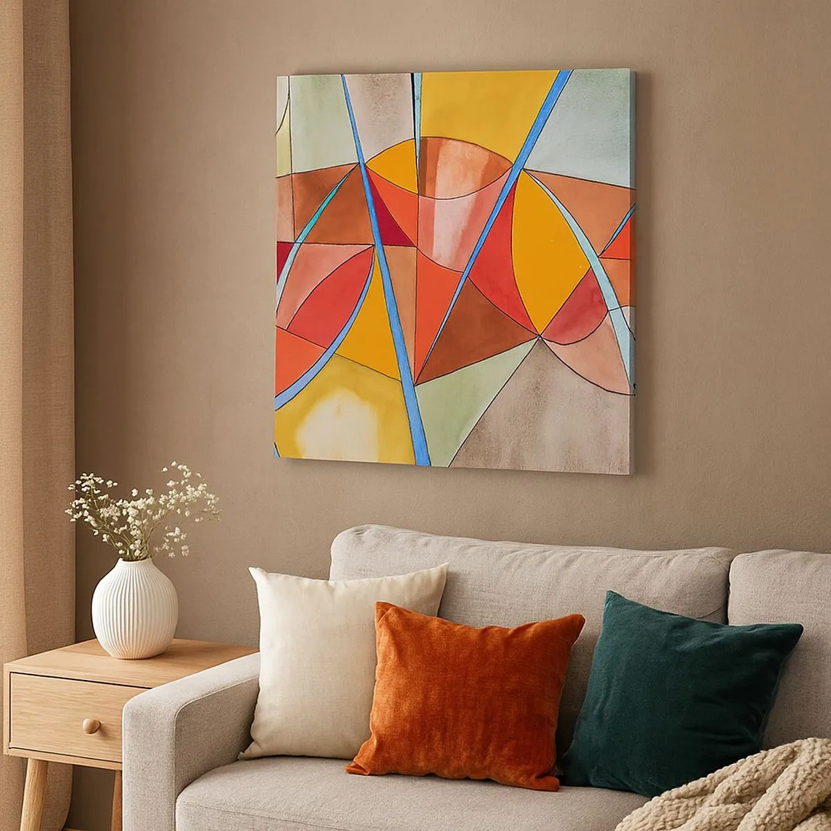 Tablou pe pânză - Carusel, carusel de vise - 30x30 cm