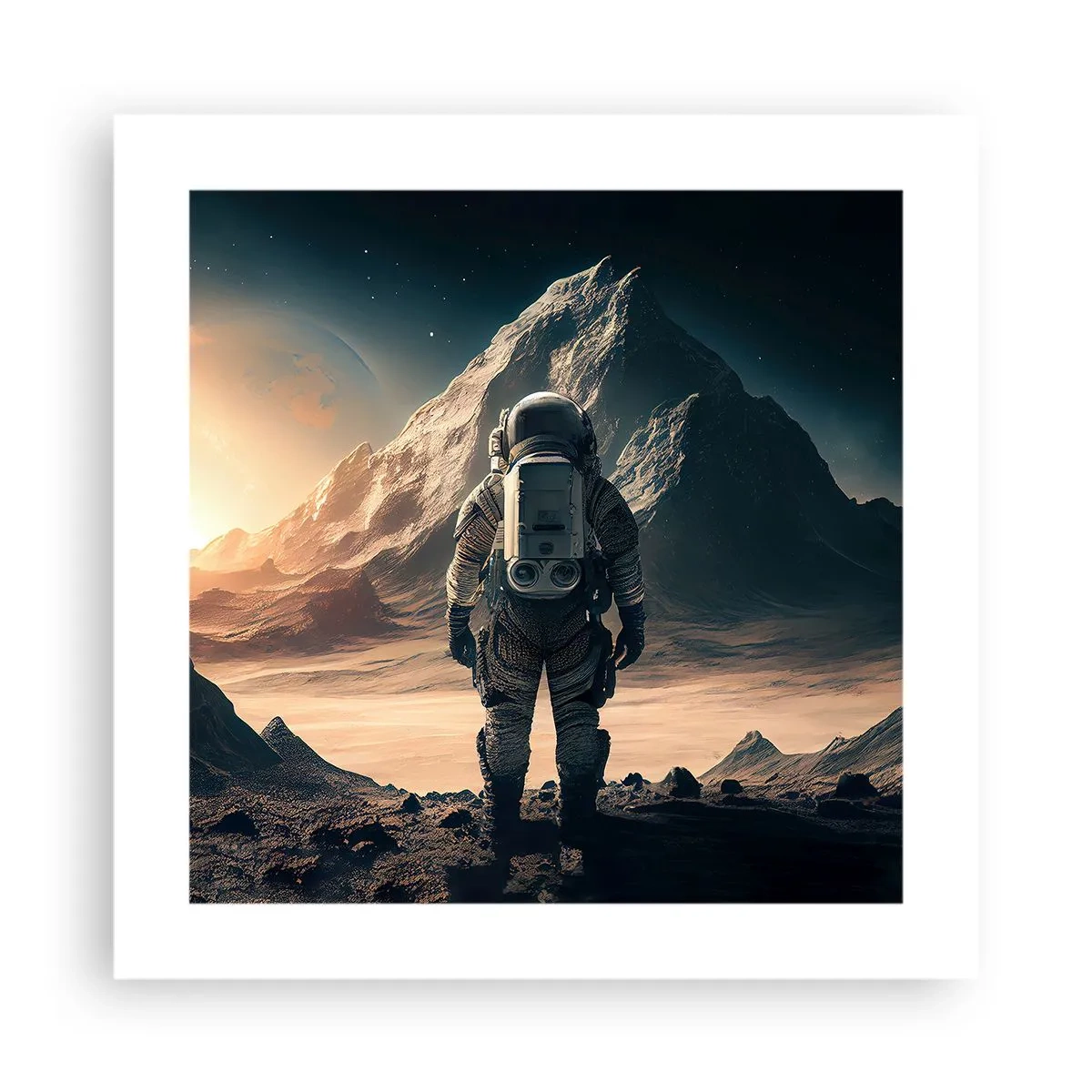 Poster - O nouă provocare - 40x40 cm