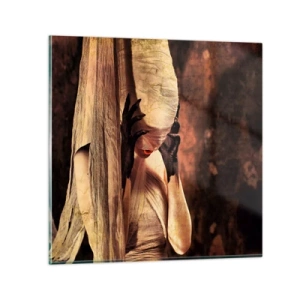 Tablou pe sticlă - Între bine și rău - 30x30 cm