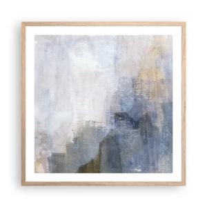 Poster în ramă de stejar deschis - Tonuri  și acorduri de culoare - 60x60 cm