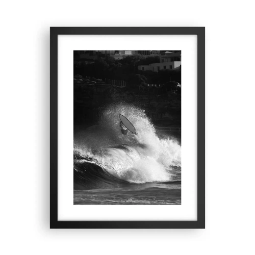 Poster în ramă neagră - Provocare acceptată! - 30x40 cm