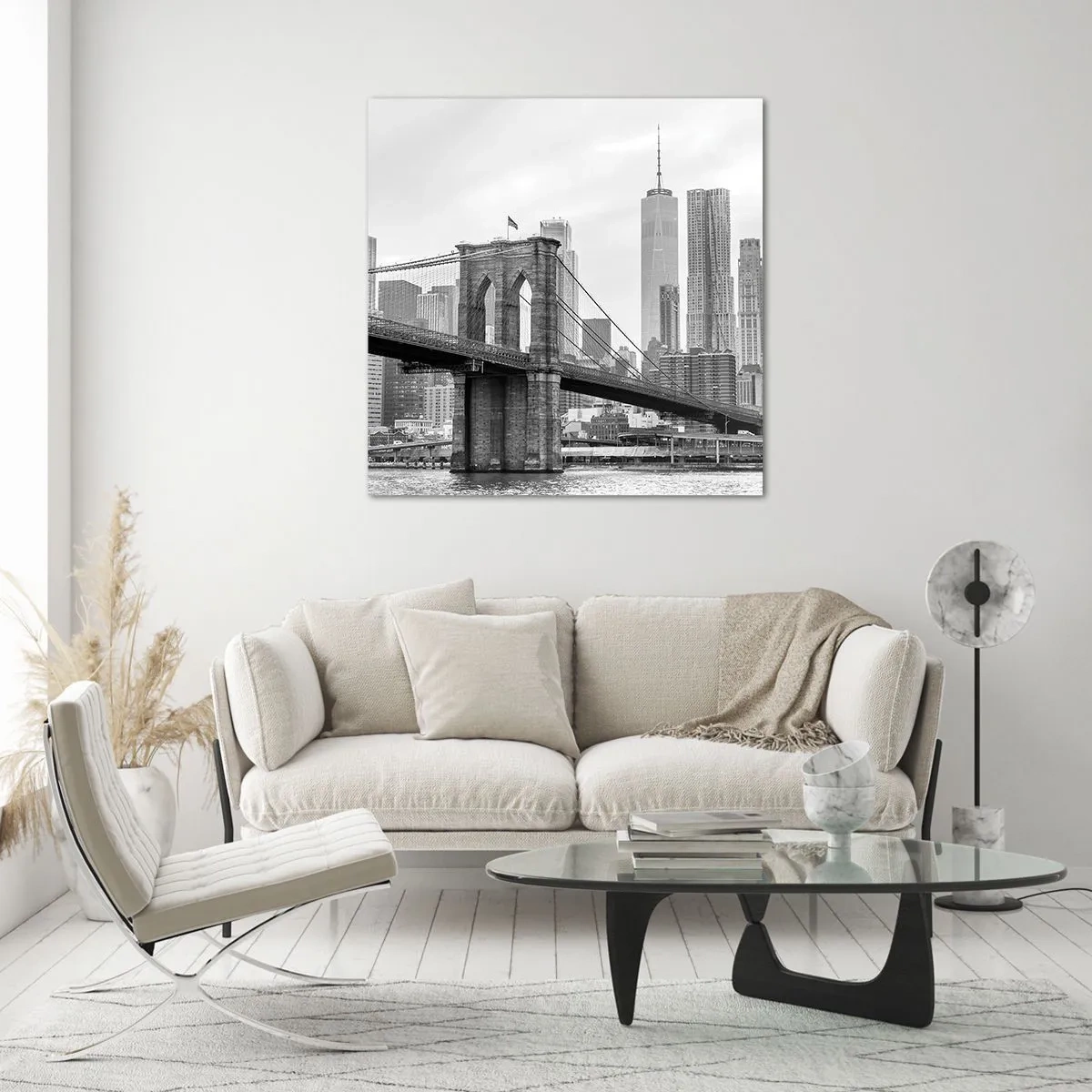 Tablou pe sticlă - New York vibes - 30x30 cm