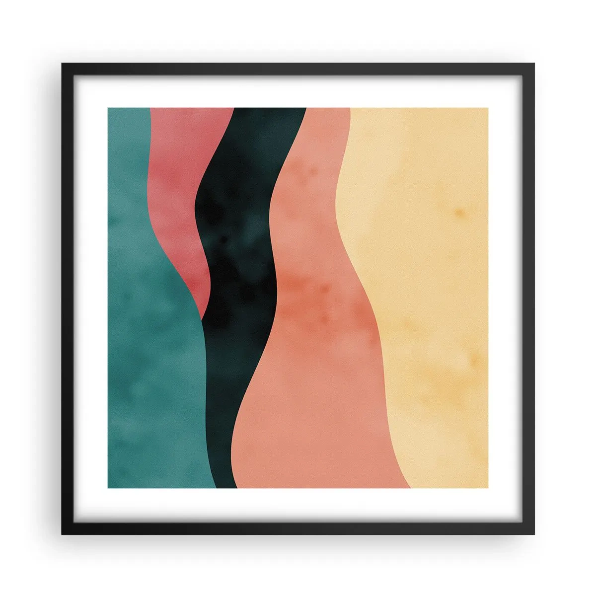 Poster în ramă neagră - Neconformitate compatibilă - 50x50 cm