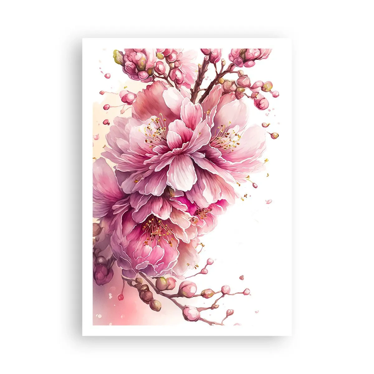 Poster - Flori de cireș - 70x100 cm