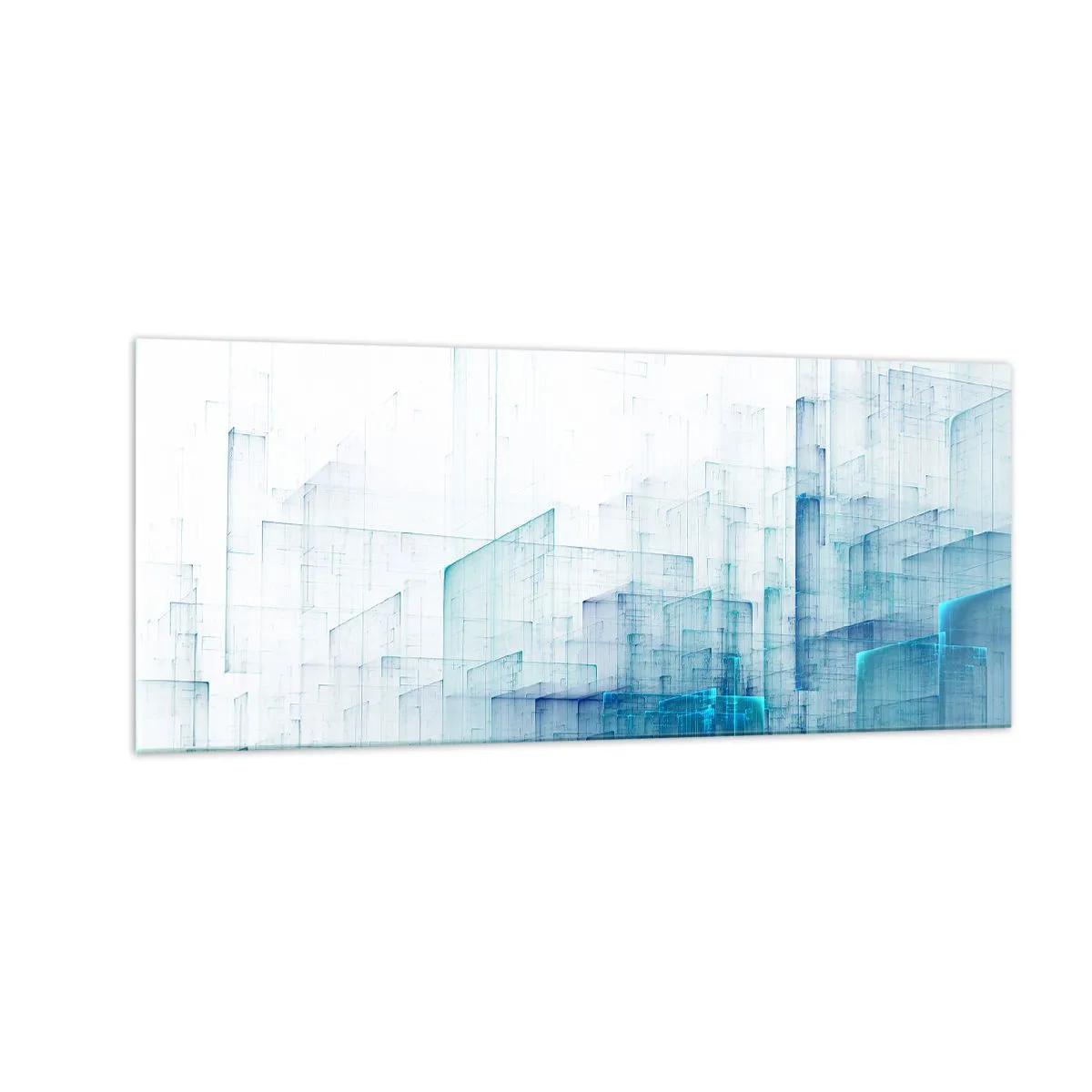 Tablou pe sticlă - Cum a apărut spațiul - 100x40 cm