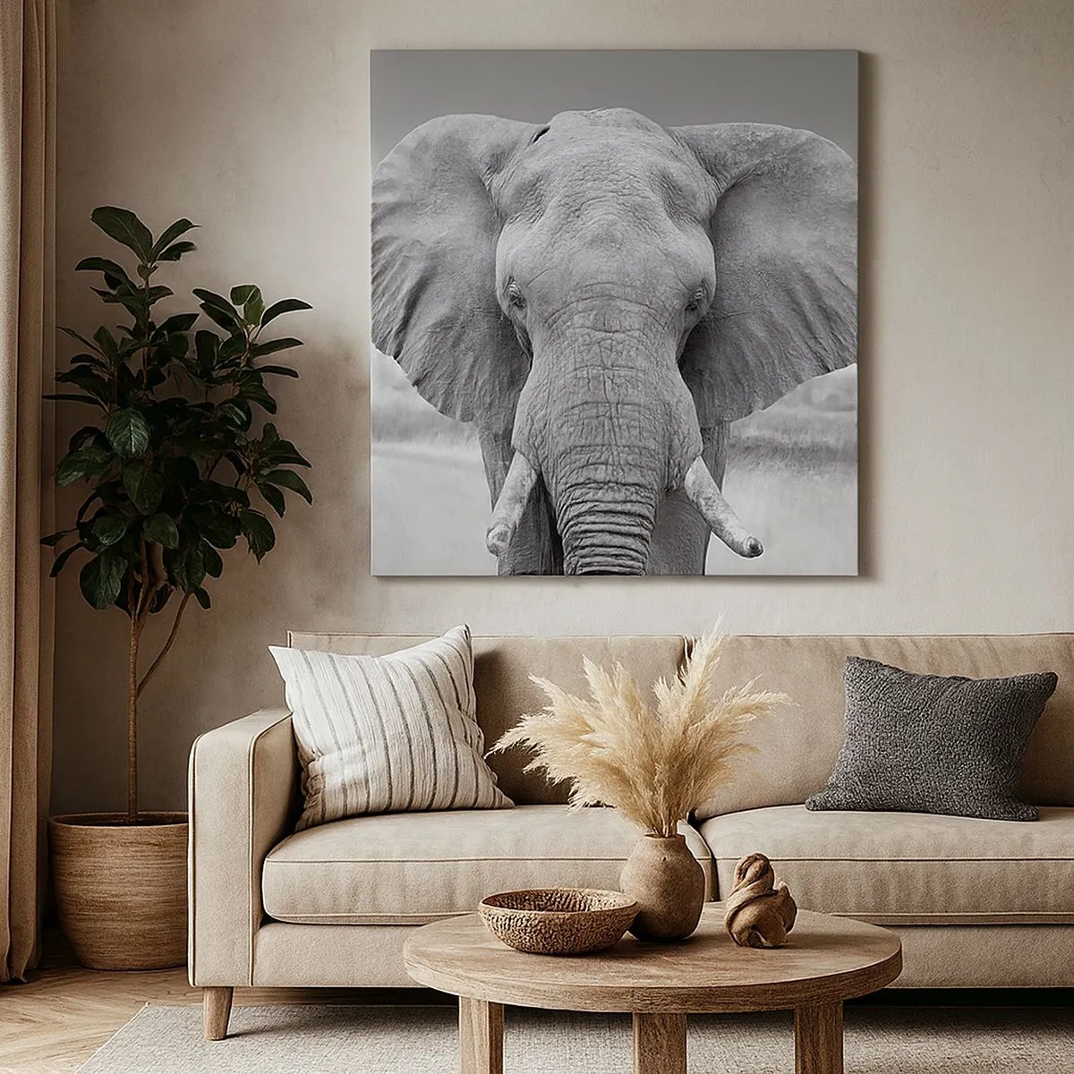 Tablou pe pânză - Bun venit în lumea mea - 30x30 cm