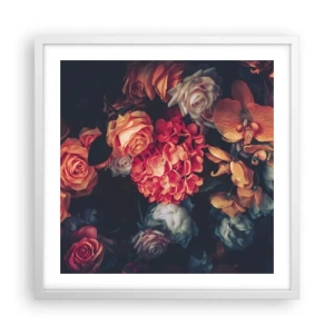 Poster în ramă albă - Ca la maeștri olandezi - 50x50 cm
