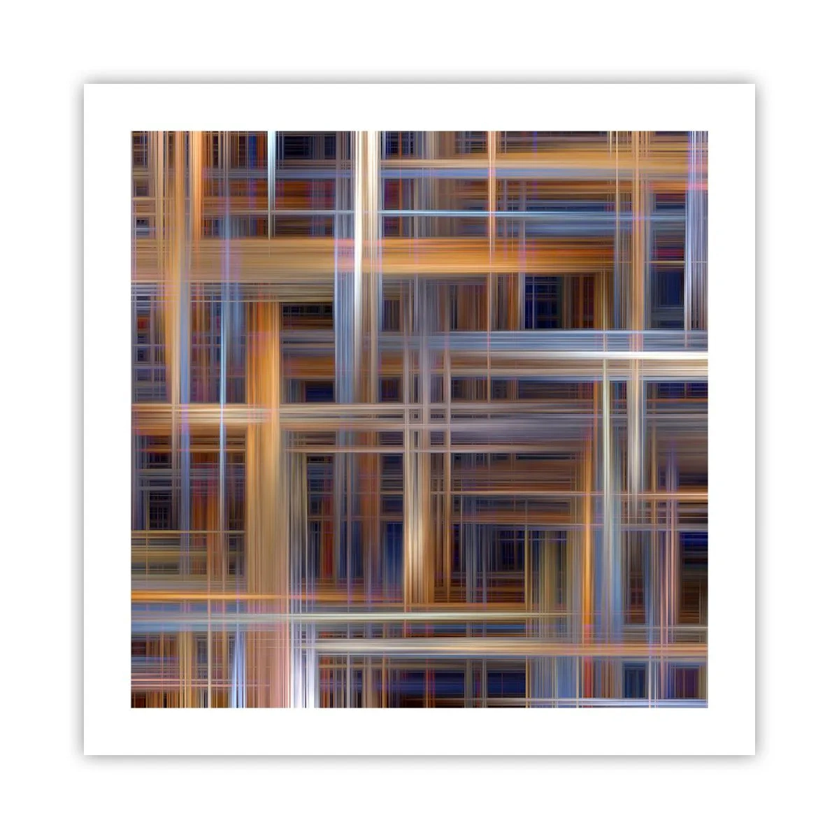 Poster - Țesut din lumină - 50x50 cm