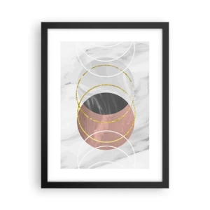 Poster în ramă neagră - Muzica sferelor - 30x40 cm