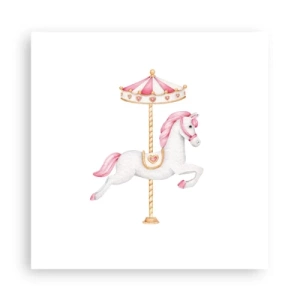 Poster - A pornit la cursă - 30x30 cm