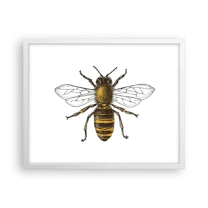 Poster în ramă albă - Frumoasă și bună - 50x40 cm