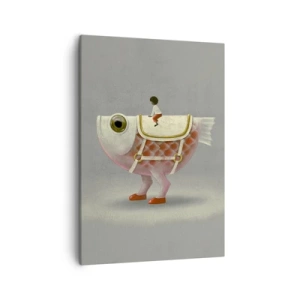 Tablou pe pânză - Călărețul Pescărel - 50x70 cm