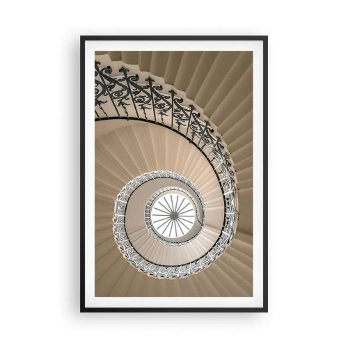 Poster în ramă neagră - În interiorul cochiliei - 61x91 cm