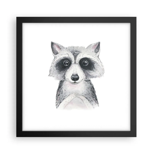 Poster în ramă neagră - Un moment pentru emoții - 30x30 cm