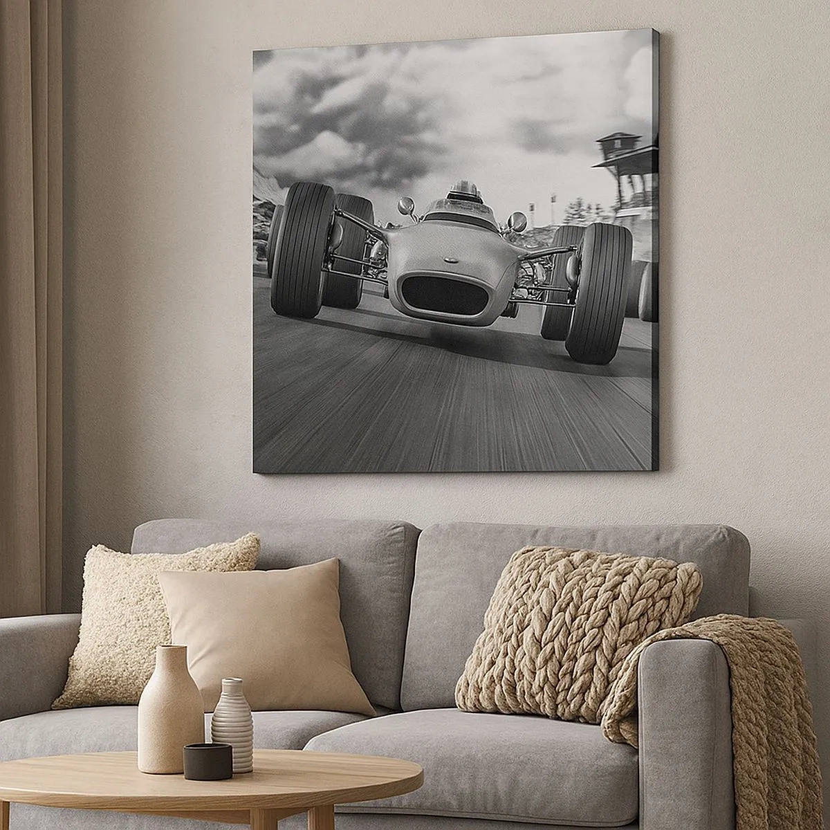 Tablou pe pânză - Cai putere! - 30x30 cm