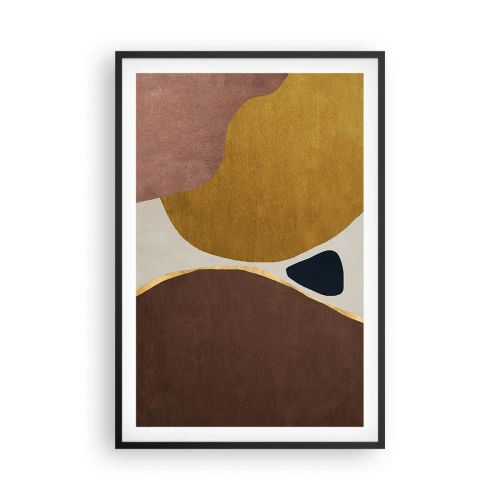 Poster în ramă neagră - Abstracție - un loc în spațiu - 61x91 cm